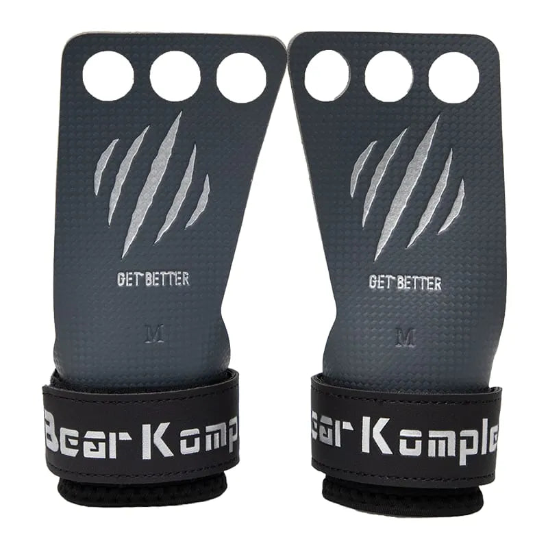 Bear Komplex 3 Hole Hand Grips - Carbon Fiber