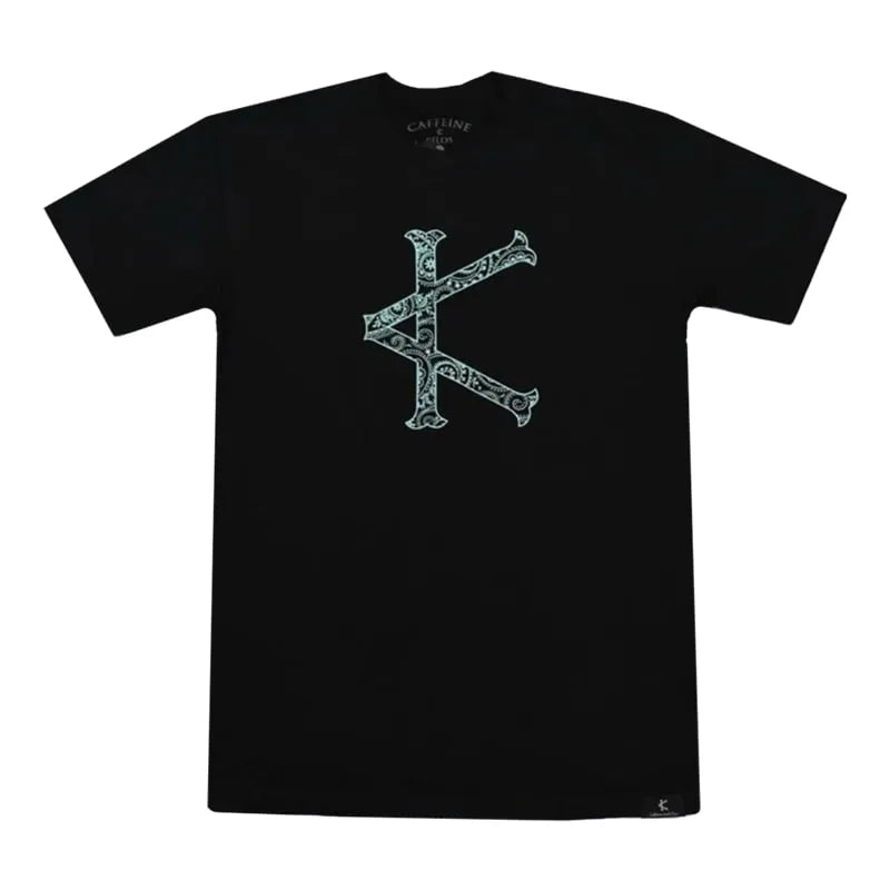 Caffeine & Kilos Paisley Cardinal Shirt