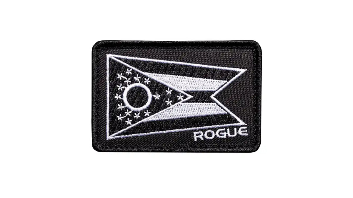 Rogue Ohio Flag Patch - Black Border