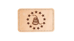 Leather Don't Tread on Me Patch