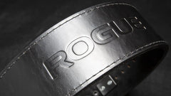 Rogue Black Leather 13mm - 4" Lever Belt
