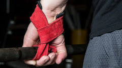 Harbinger Padded Leather Lifting Straps