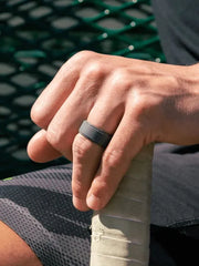 Qalo Men's Step Edge Q2X™ Silicone Ring