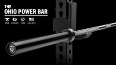 Rogue 45LB Ohio Power Bar - Stainless / Black